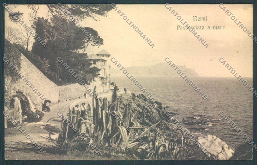 Genova Nervi cartolina ZT3955 – fronte