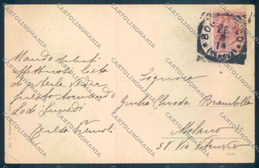 Genova Nervi cartolina ZT3955 – retro