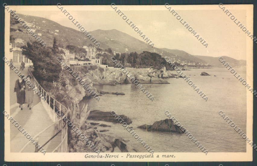 Genova Nervi cartolina ZT3958 – fronte