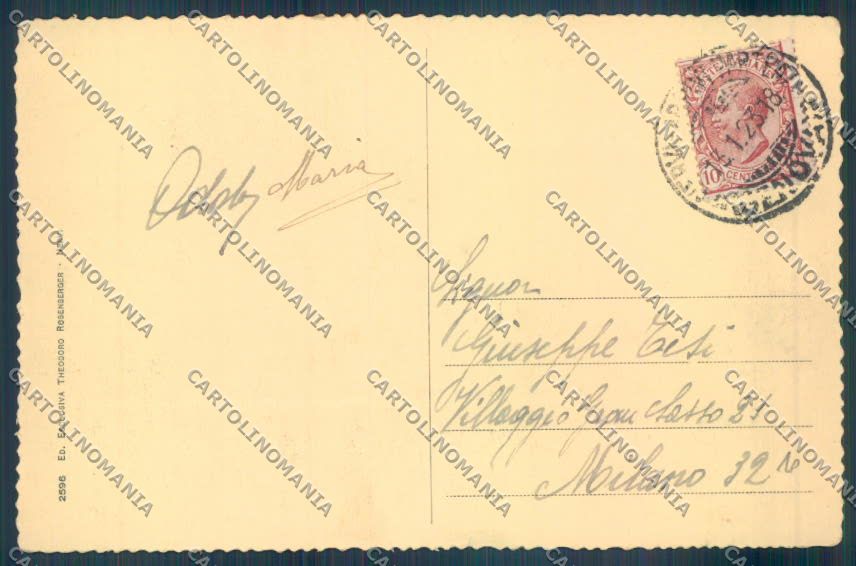 Genova Nervi cartolina ZT3959 – retro
