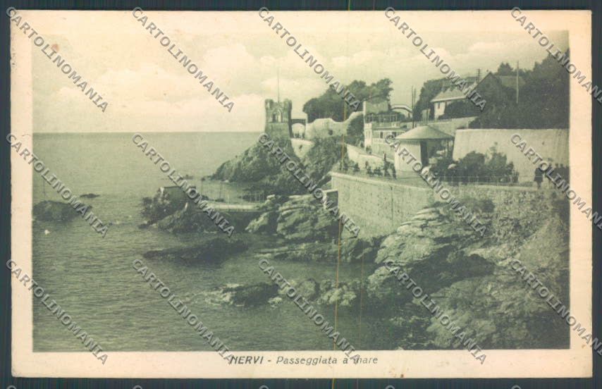 Genova Nervi cartolina ZT3960 – fronte