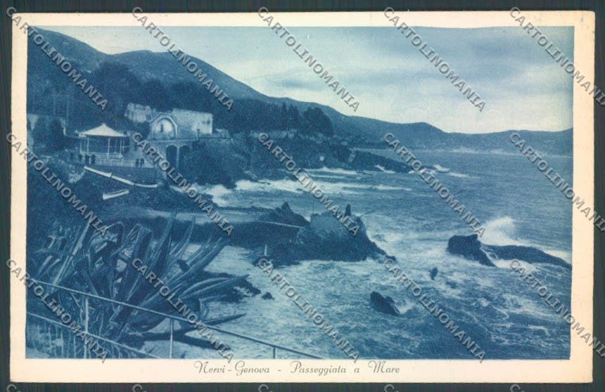 Genova Nervi cartolina ZT3963 – fronte