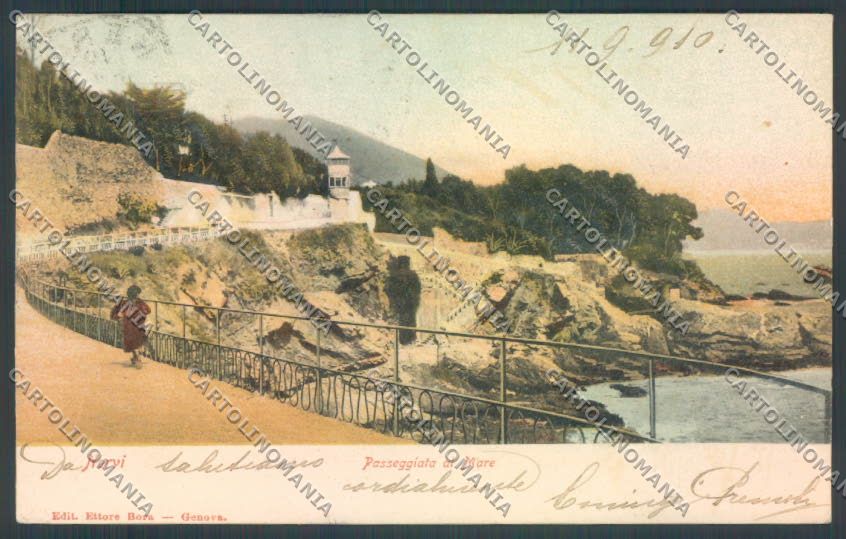 Genova Nervi cartolina ZT3967 – fronte