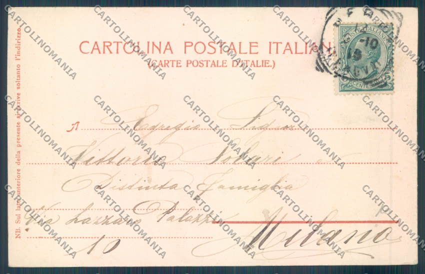 Genova Nervi cartolina ZT3967 – retro