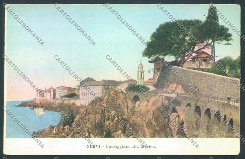 Genova Nervi cartolina ZT3969 – fronte