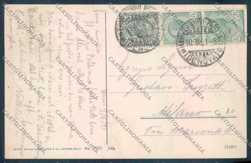 Genova Nervi cartolina ZT3981 – retro