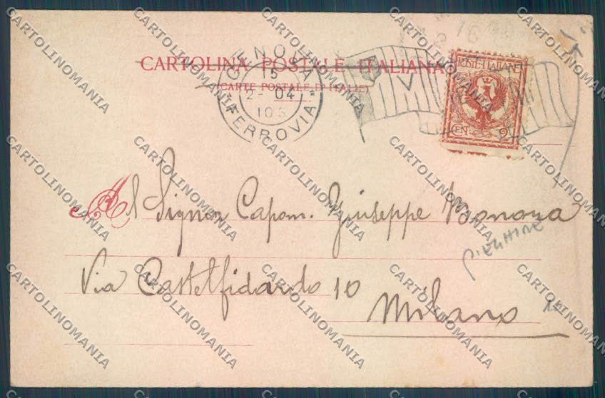 Genova Nervi PIEGHINE cartolina ZT3983 – retro