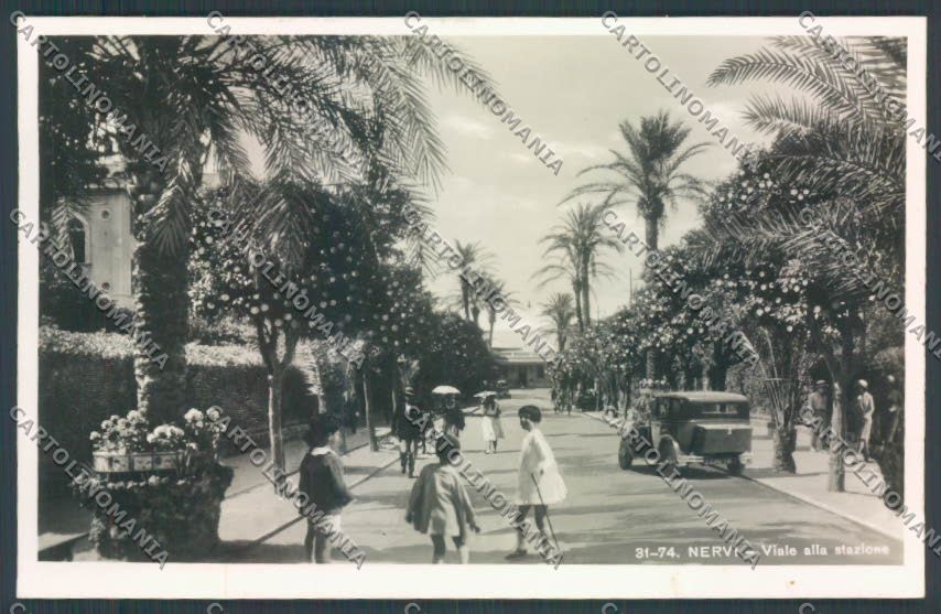 Genova Nervi Auto Foto cartolina ZT3992 – fronte