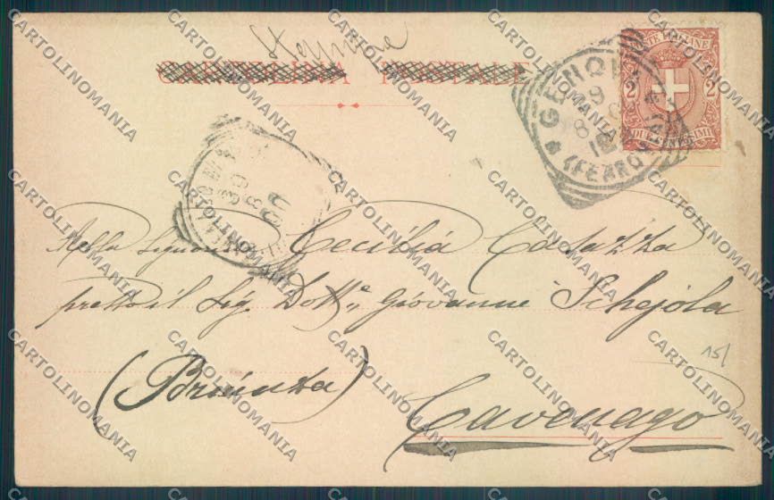 Genova Nervi cartolina ZT4005 – retro