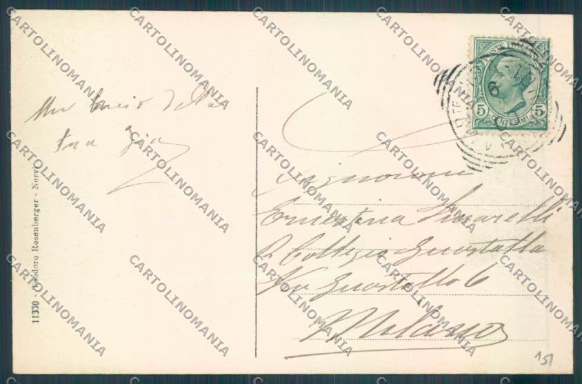 Genova Nervi cartolina ZT4010 – retro