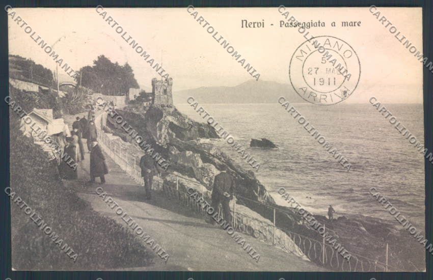 Genova Nervi cartolina ZT4014 – fronte