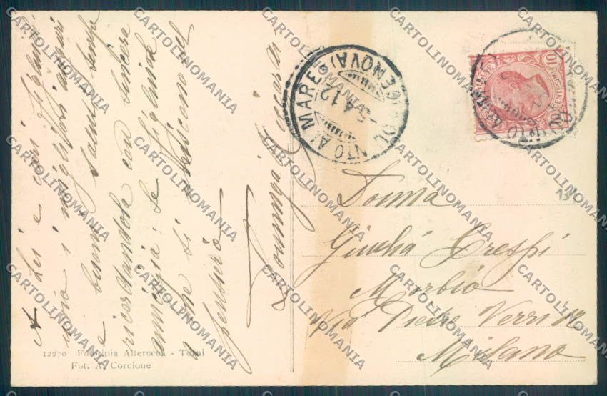 Genova Nervi cartolina ZT4015 – retro