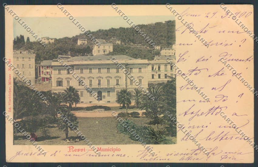Genova Nervi cartolina ZT4016 – fronte