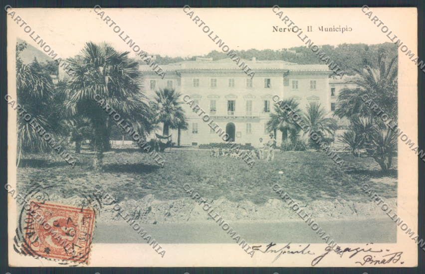 Genova Nervi cartolina ZT4017 – fronte