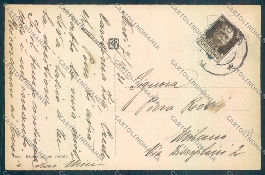 Genova Nervi cartolina ZT4026 – retro