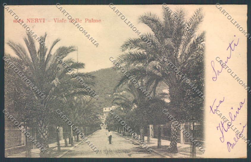Genova Nervi cartolina ZT4031 – fronte