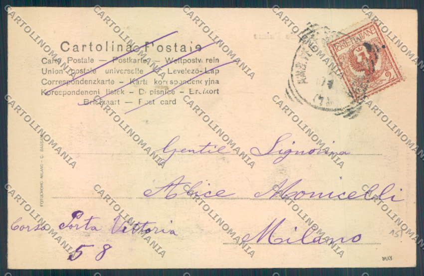 Genova Nervi cartolina ZT4031 – retro