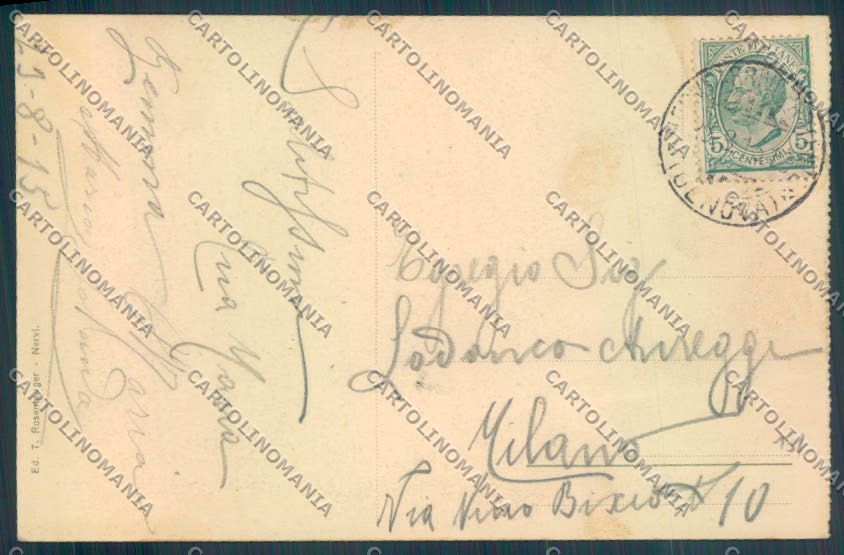 Genova Nervi cartolina ZT4032 – retro