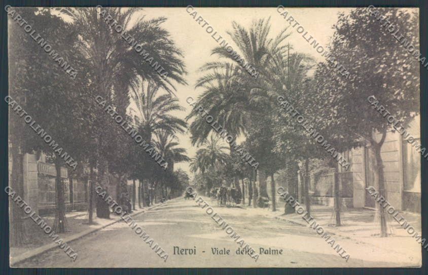 Genova Nervi PIEGA cartolina ZT4035 – fronte