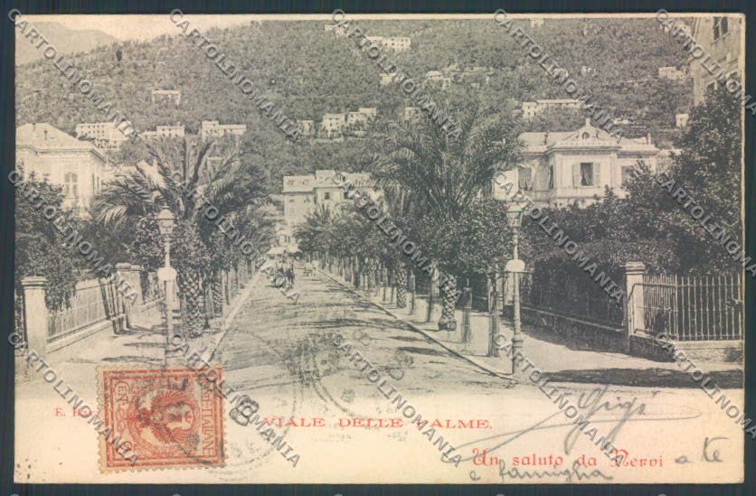 Genova Nervi cartolina ZT4036 – fronte