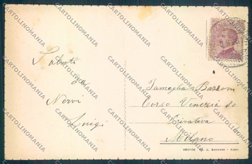 Genova Nervi cartolina ZT4040 – retro
