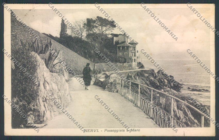 Genova Nervi cartolina ZT4044 – fronte