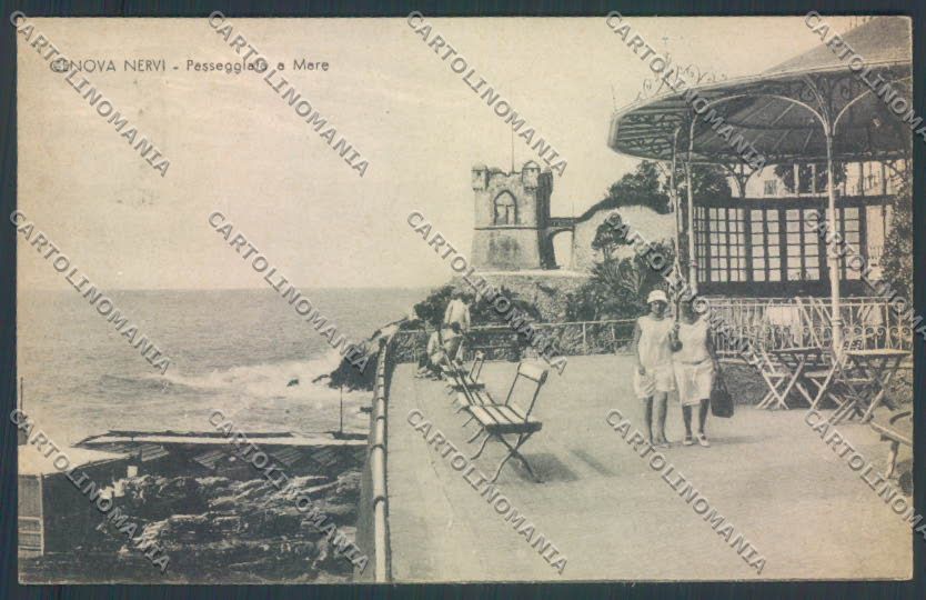 Genova Nervi cartolina ZT4046 – fronte
