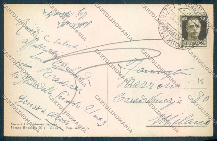 Genova Nervi cartolina ZT4046 – retro