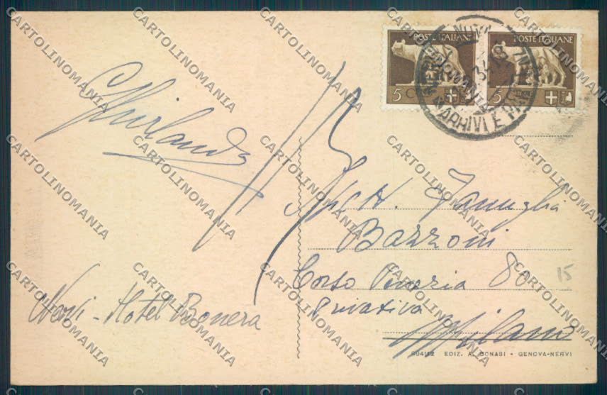 Genova Nervi cartolina ZT4047 – retro