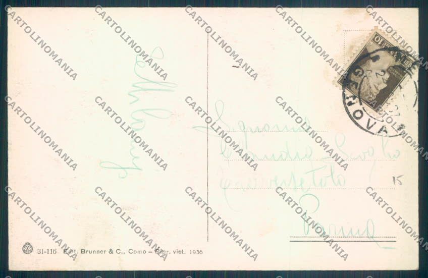 Genova Nervi cartolina ZT4054 – retro