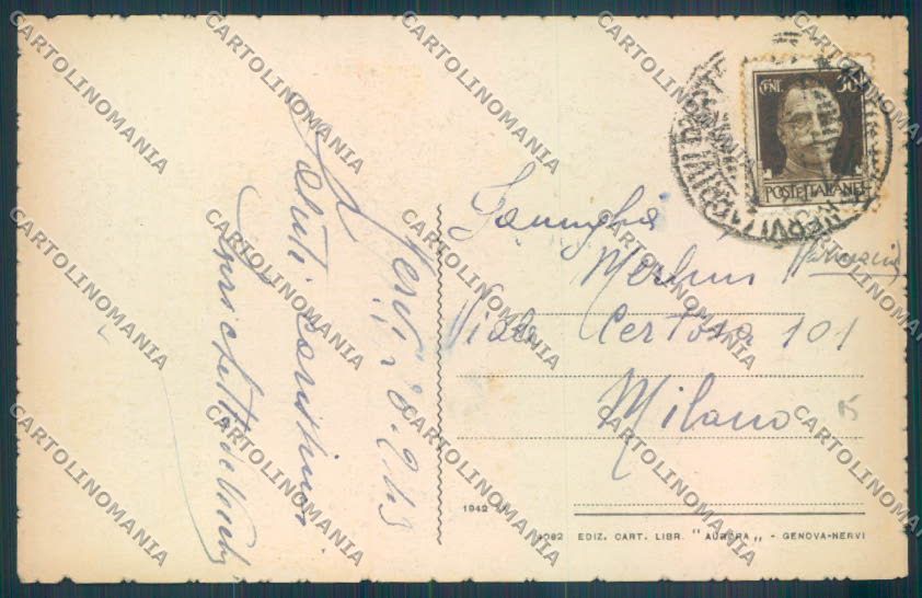 Genova Nervi cartolina ZT4059 – retro