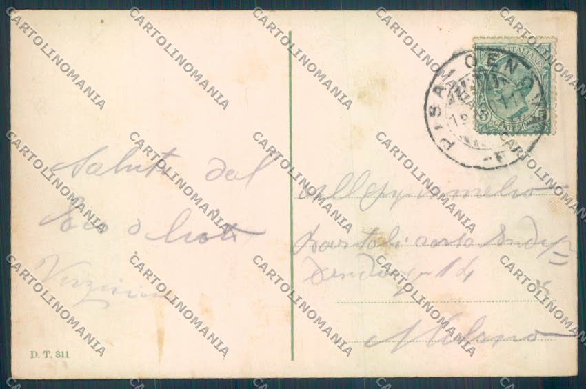 Genova Nervi cartolina ZT4060 – retro