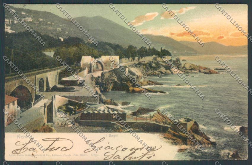 Genova Nervi cartolina ZT4063 – fronte