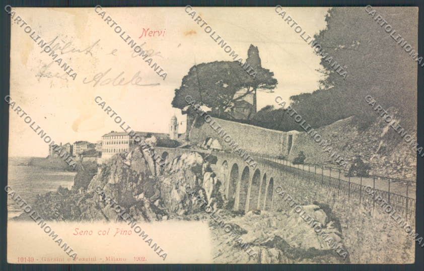 Genova Nervi cartolina ZT4064 – fronte