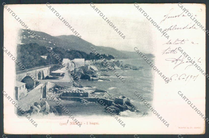 Genova Nervi cartolina ZT4065 – fronte