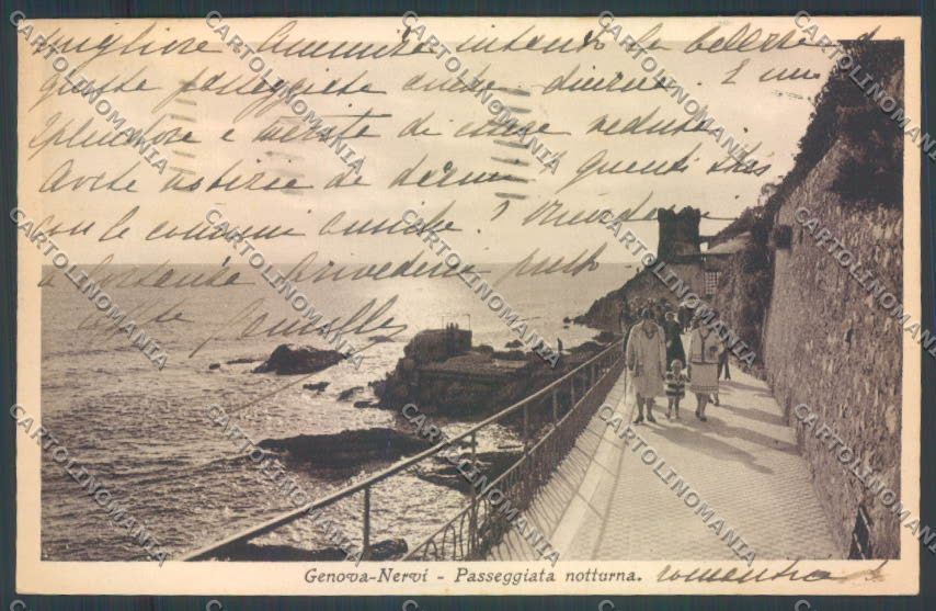 Genova Nervi cartolina ZT4072 – fronte