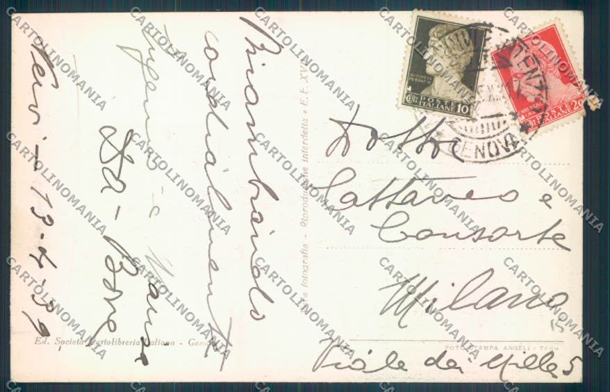 Genova Nervi Foto cartolina ZT4082 – retro