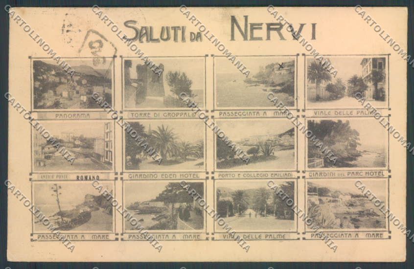 Genova Nervi Saluti da cartolina ZT4093 – fronte