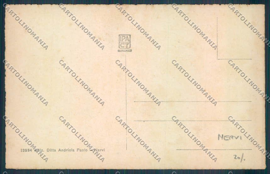Genova Nervi cartolina ZT4094 – retro
