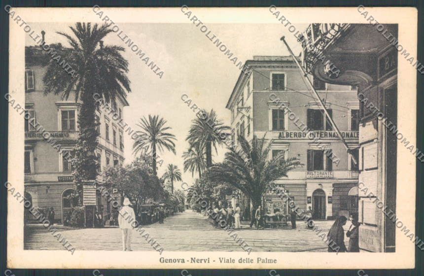 Genova Nervi PIEGHE cartolina ZT4096 – fronte