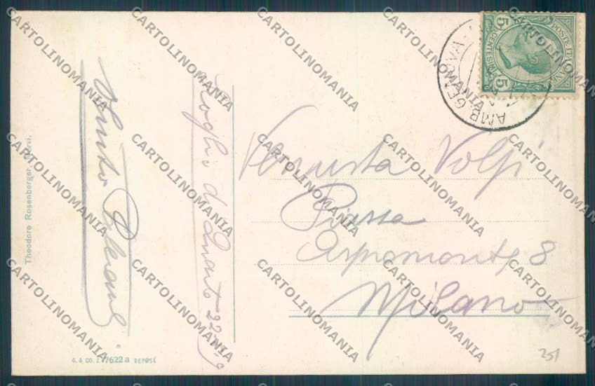 Genova Nervi cartolina ZT4097 – retro