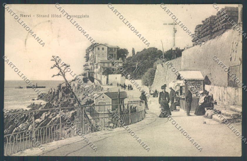 Genova Nervi Edicola cartolina ZT4098 – fronte