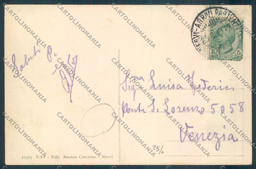 Genova Nervi cartolina ZT4100 – retro