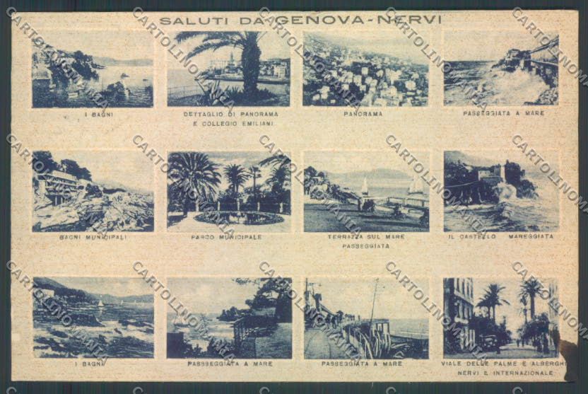 Genova Nervi Saluti da cartolina ZT4101 – fronte