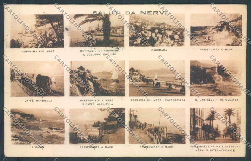 Genova Nervi Saluti da cartolina ZT4102 – fronte