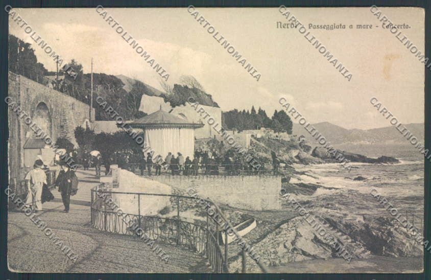 Genova Nervi PIEGA Concerto cartolina ZT4103 – fronte