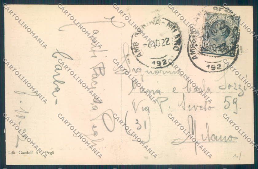 Genova Pegli cartolina ZT4104 – retro
