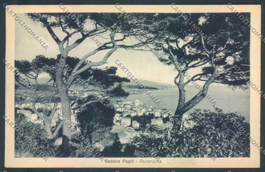 Genova Pegli cartolina ZT4107 – fronte