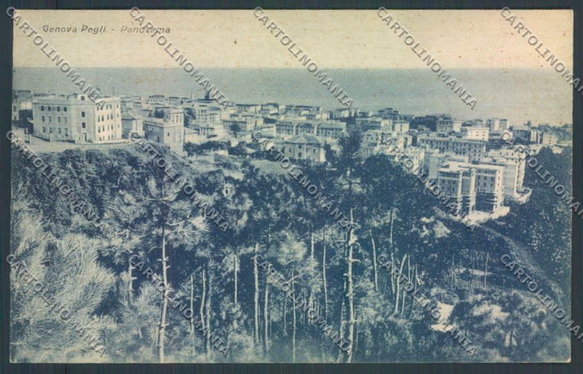 Genova Pegli cartolina ZT4109 – fronte