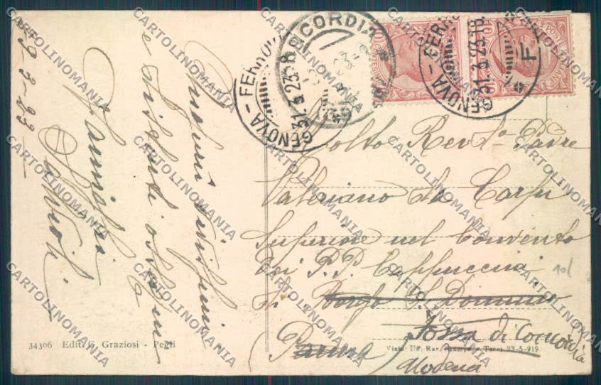 Genova Pegli cartolina ZT4117 – retro